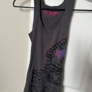 FOX Women's Gray Tank Top